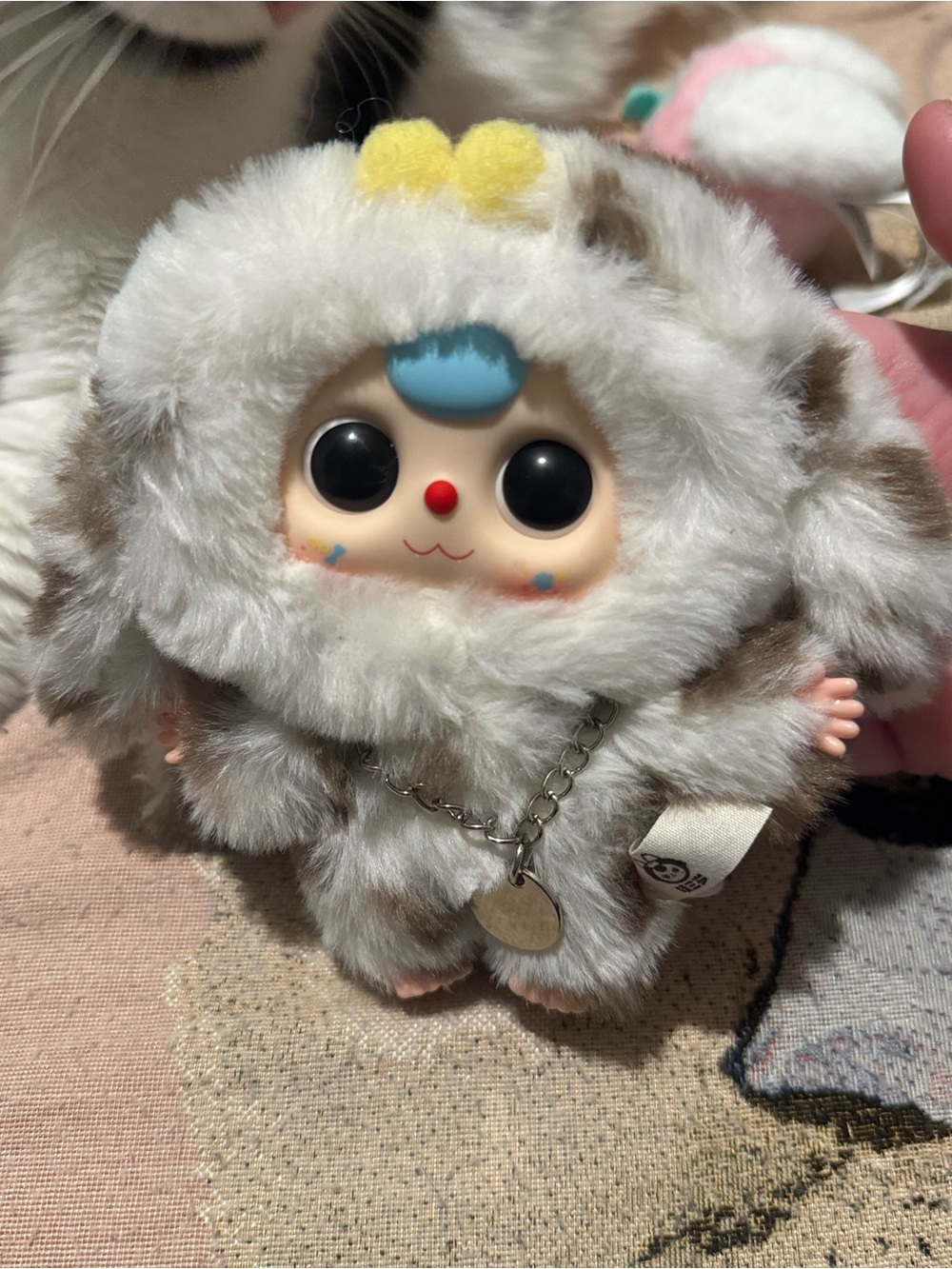 ✨ Baby Three “Cats & Dogs” Series Plush Doll Keychain ✨